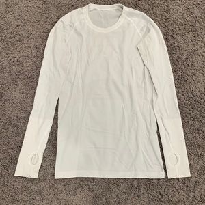 Lululemon Swiftly Tech Long Sleeve White Shirt